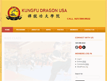 Tablet Screenshot of kungfudragonusa.com